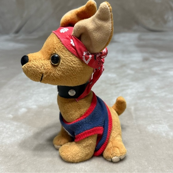 Play Zone Talking Chihuahua Yo Quiero 90s Working Plush Dog - Picture 3 of 6